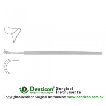 Cushing Retractor / Saddle Hook Stainless Steel, 20.5 cm - 8" Blade Size 14 mm